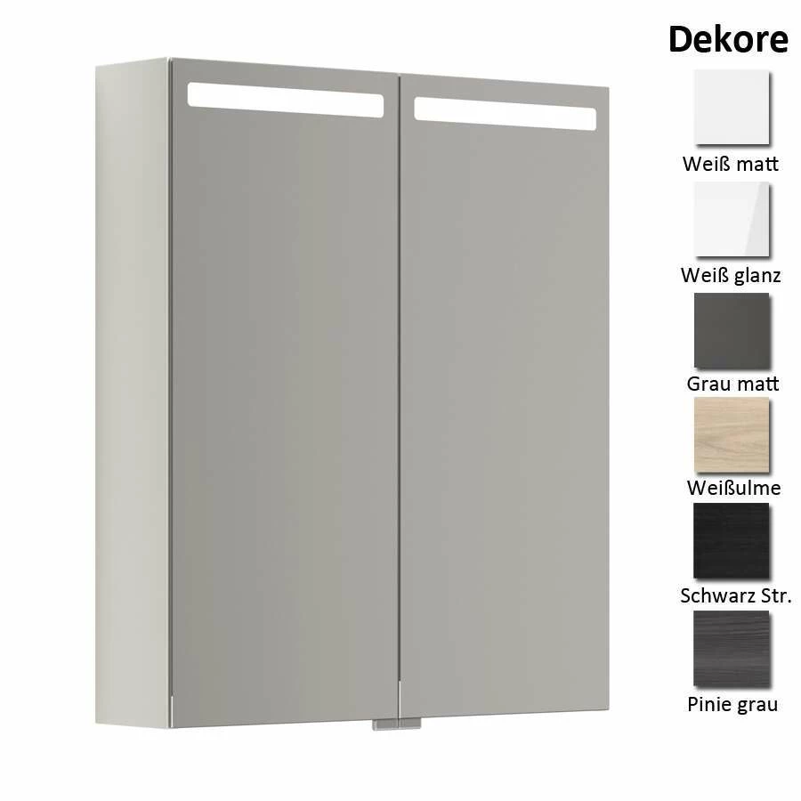 Dansani Top LED-Spiegelschrank 2T 60 Cm