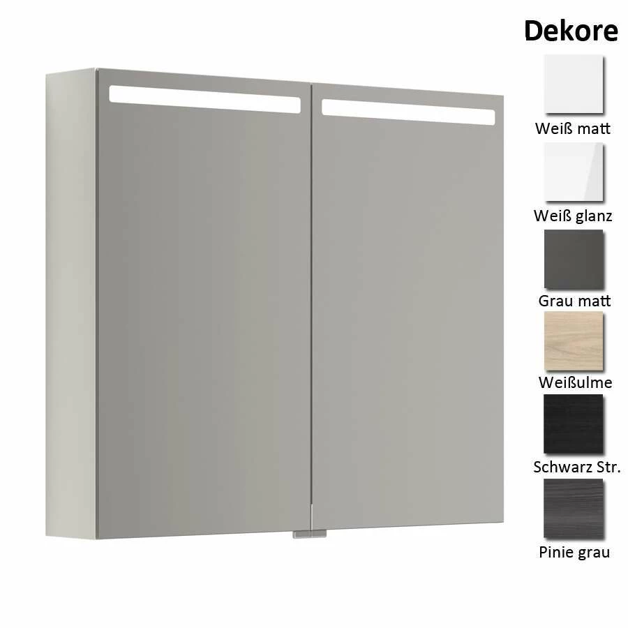 Dansani Top LED-Spiegelschrank 2T 80 Cm