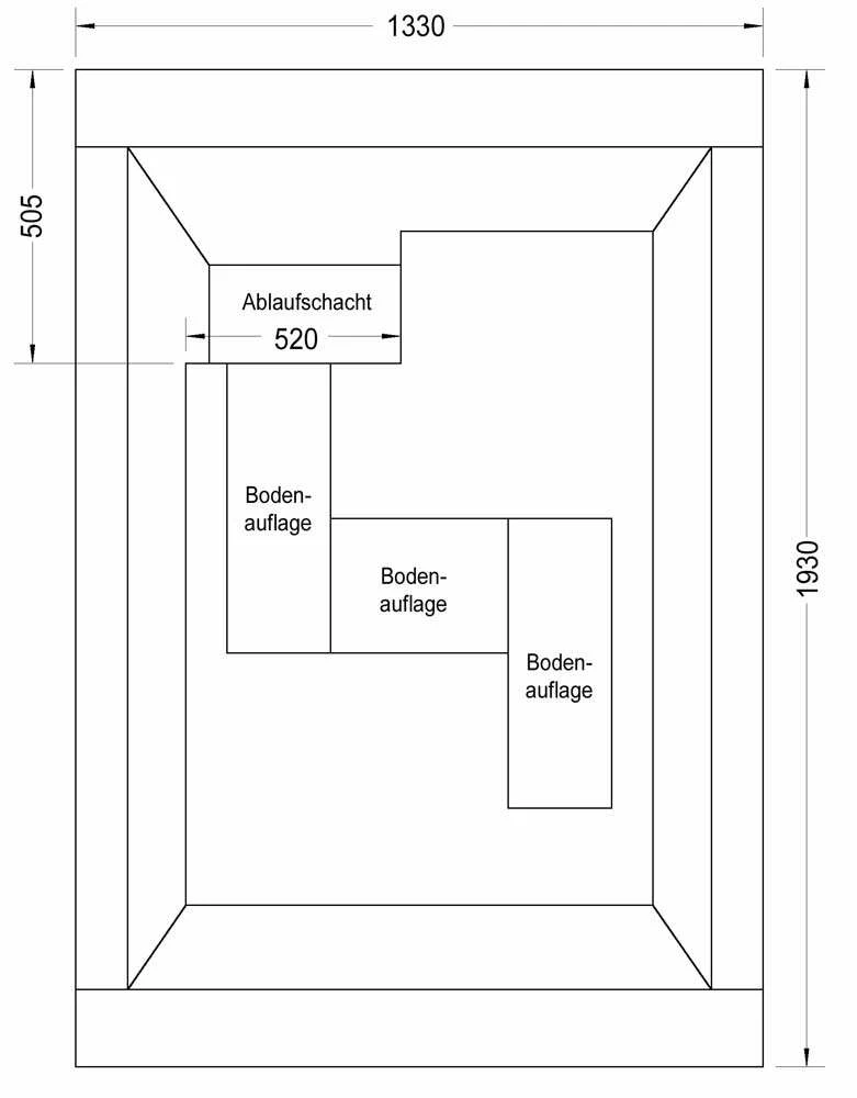 Ottofond Körperform-Badewanne Maharaja 195 X 135 – Bild 3