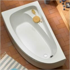 Ottofond Raumsparbadewanne Marina B 160 X 90 Weiß