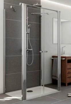 Breuer Elana U-Kabine Pendeltür Mit 2 Seitenwänden