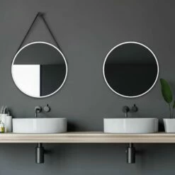 Duschmeister Spiegel Royalux TWS 50 Cm Weiß Matt