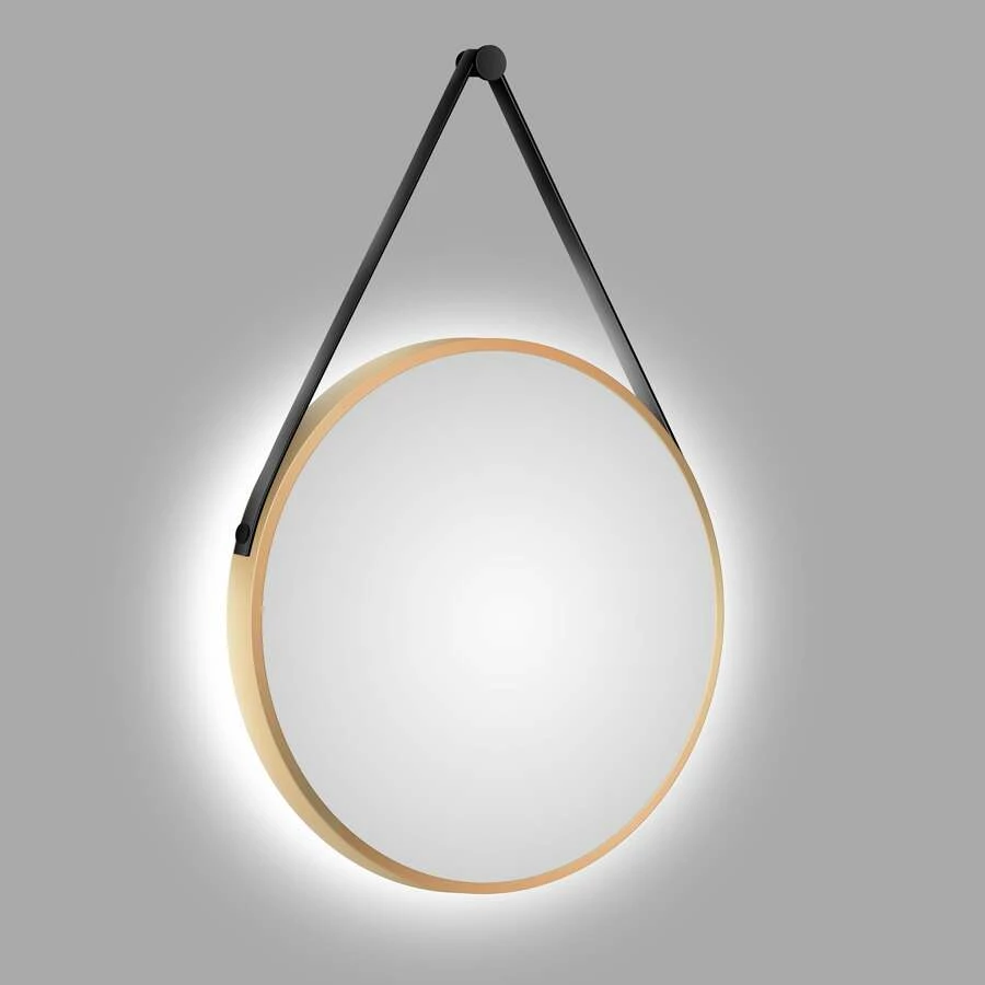 Duschmeister Leuchtspiegel Royalux TGL Rund 50 Cm Gold Matt – Bild 3