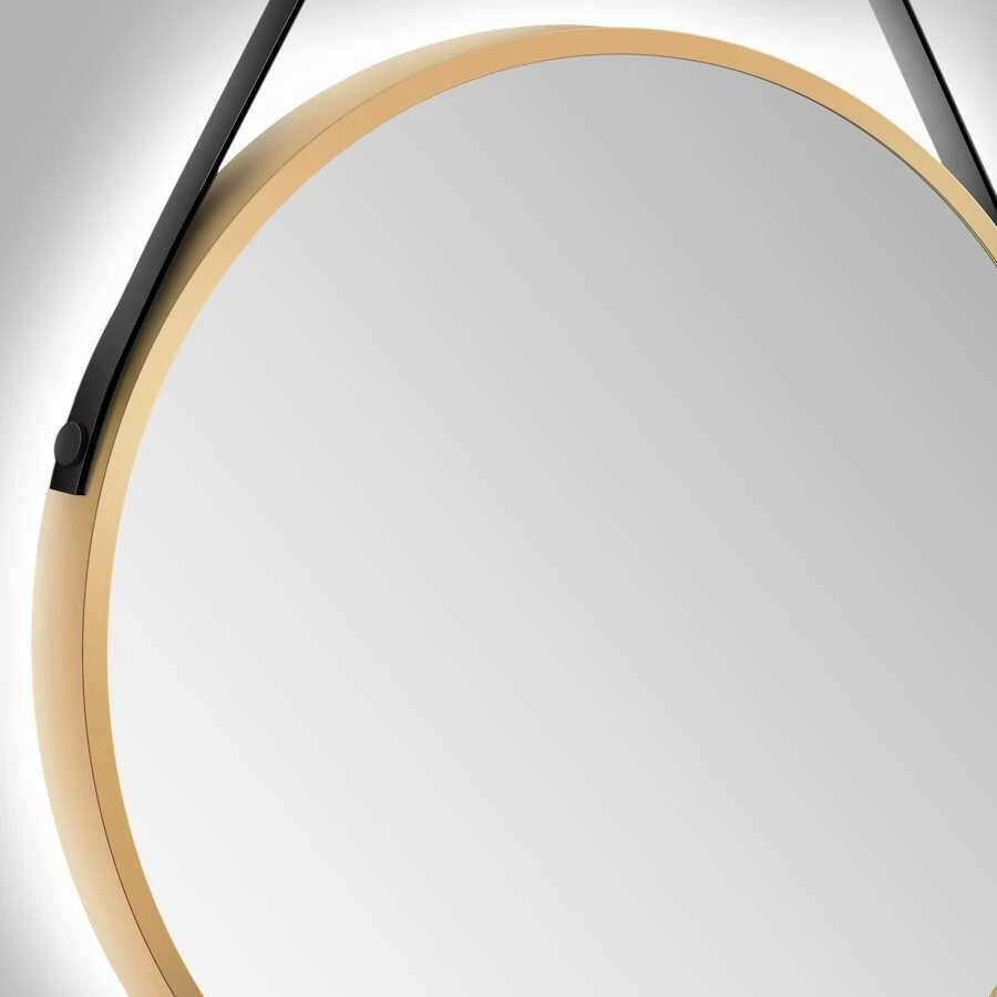 Duschmeister Leuchtspiegel Royalux TGL Rund 50 Cm Gold Matt – Bild 5