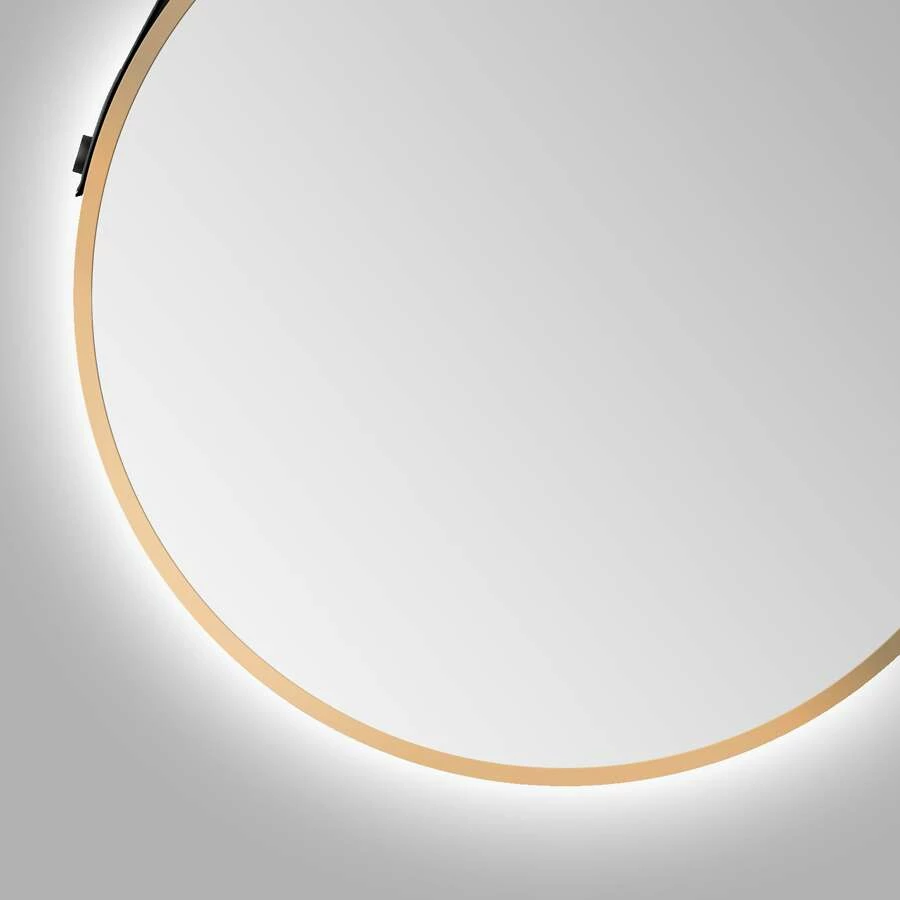 Duschmeister Leuchtspiegel Royalux TGL Rund 50 Cm Gold Matt – Bild 7