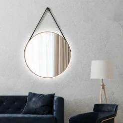 Duschmeister Leuchtspiegel Royalux TCL 80 Cm Kupfer Matt