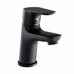 Fackelmann Oxford Waschtischarmatur Schwarz Matt