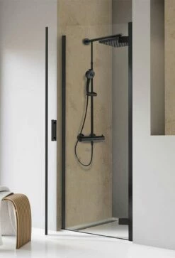 Schulte Toura Pendeltür 1-teilig In Nische 8 Mm Express Plus Black Style