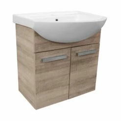 Fackelmann Badmöbelset A-Vero 65 Cm, Eiche