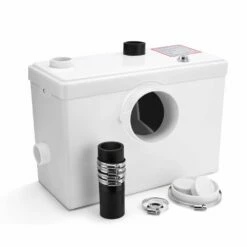 Duschmeister Hebeanlage Fäkalienpumpe Kleinhebeanlage Absaugpumpe Für WC, Dusche, Waschbecken