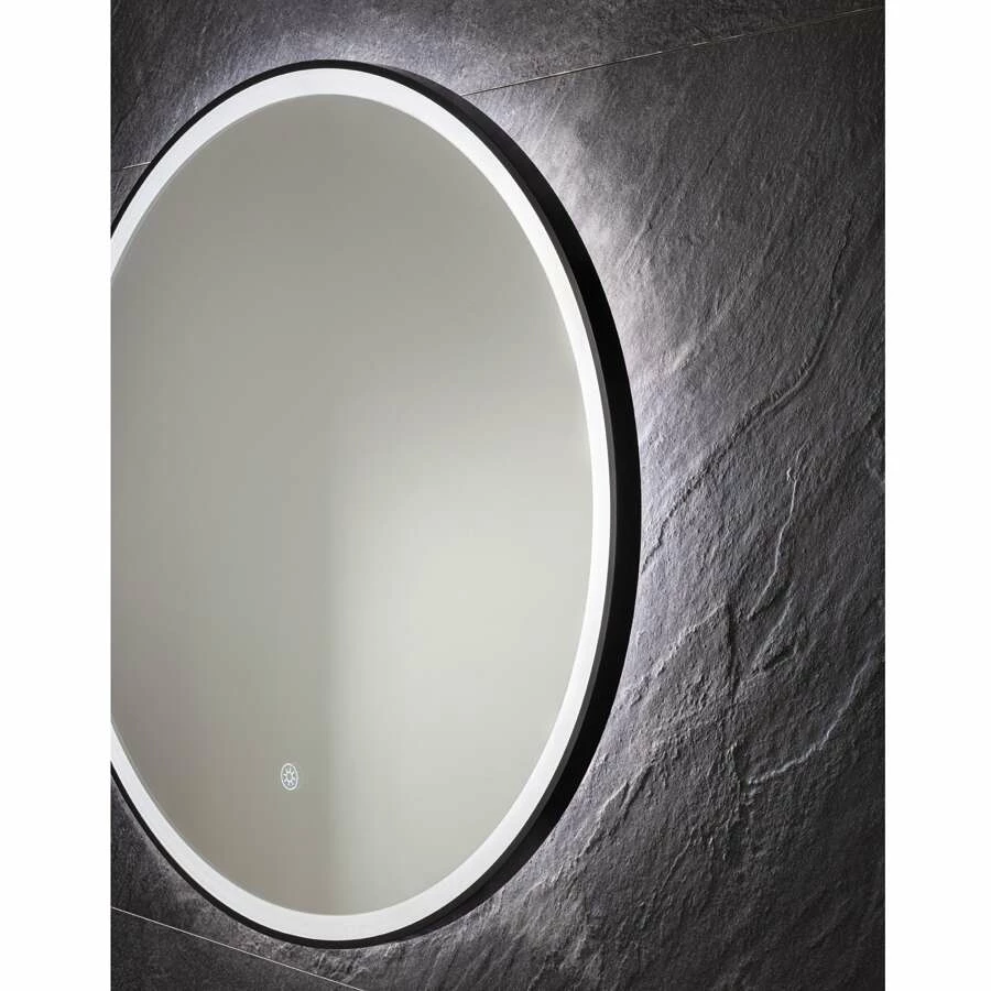 Fackelmann Spiegel Rund 60 Cm, Schwarz – Bild 2