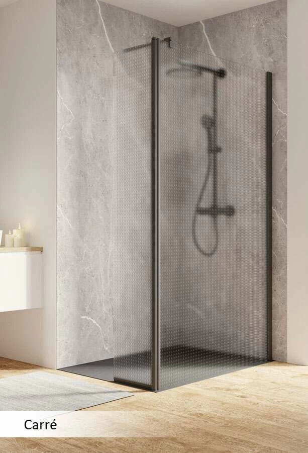 Schulte Garant 2.0 Duschwand Walk In Mit Beweglichem Element Black Style – Bild 5