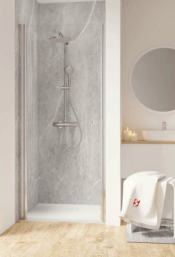 Schulte Garant 2.0 DrehtĂĽr In Nische Durchpendelbar