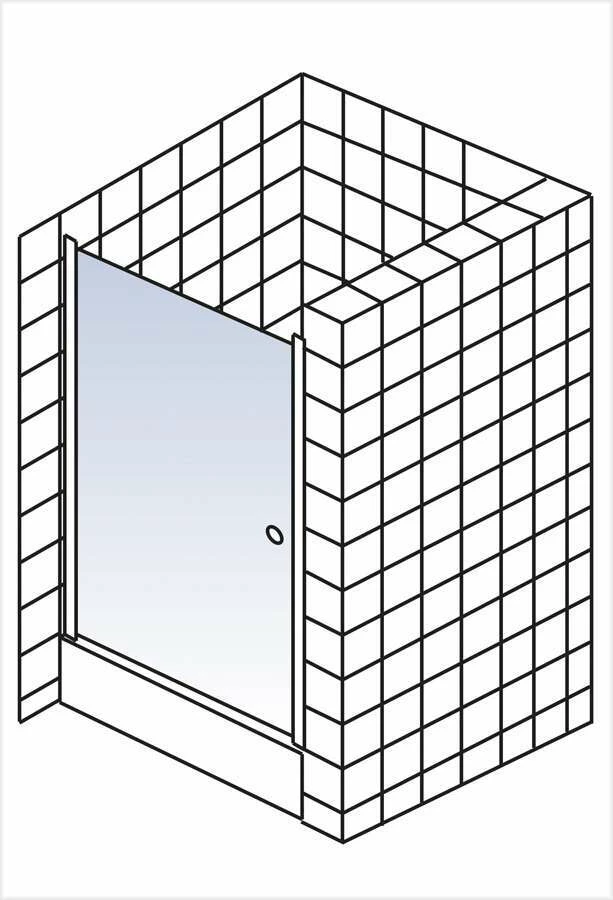 Schulte Garant 2.0 Drehtür In Nische Durchpendelbar Black Style – Bild 5