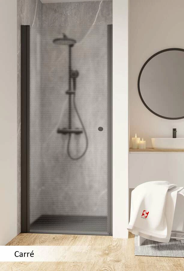 Schulte Garant 2.0 Drehtür In Nische Durchpendelbar Black Style – Bild 7