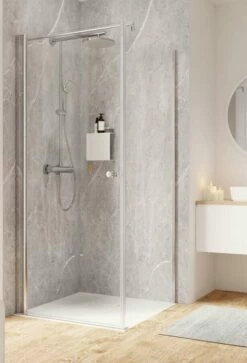 Schulte Garant 2.0 Drehtür Mit Gleichhoher Seitenwand