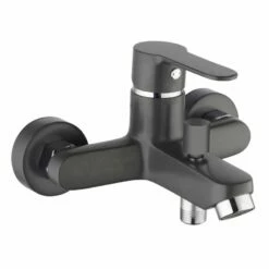 Duschmeister Einhebelarmatur Wanne Schwarz Matt Vero 20