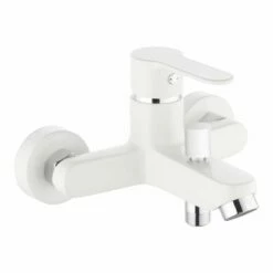 Duschmeister Einhebelarmatur Wanne Matt Weiß Vero 21