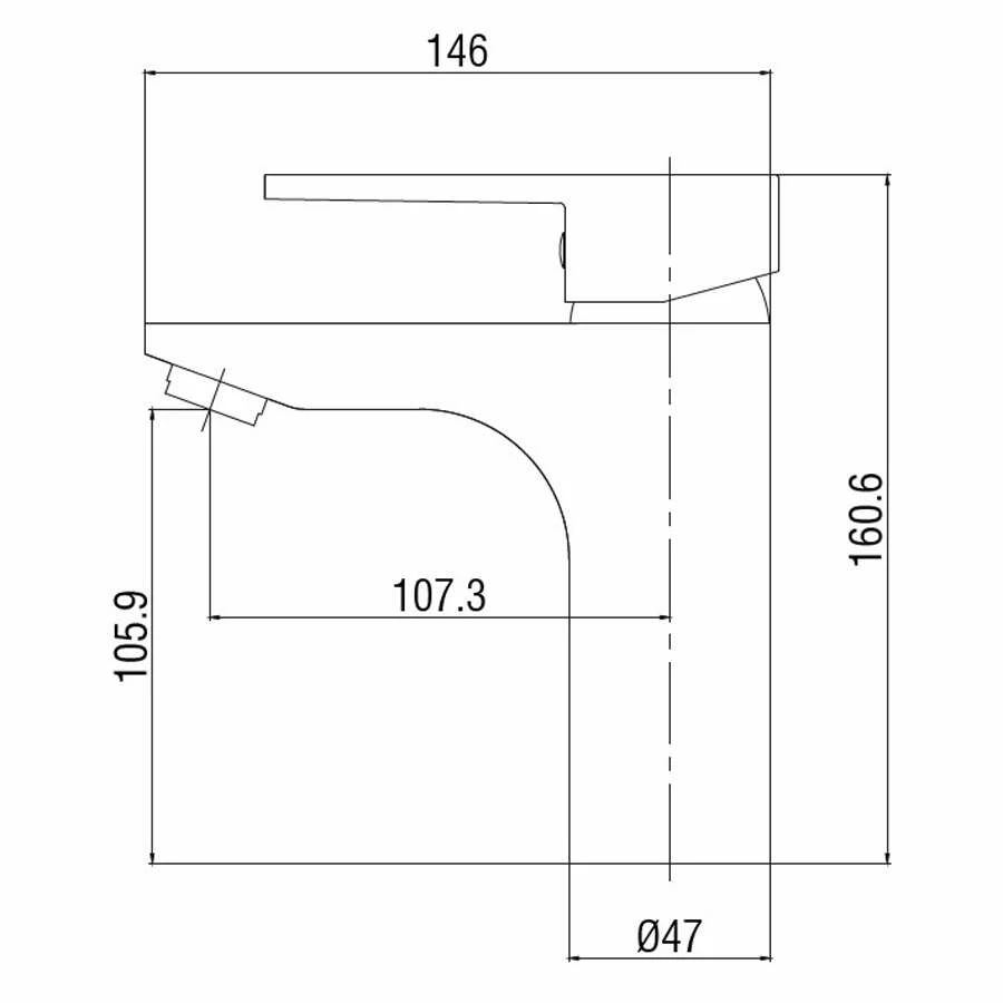 Duschmeister Einhebelarmatur Dunkelgrau Matt Vero 40 â Bild 2