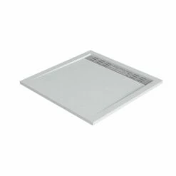 Duschmeister Duschwanne Mineralguss Weiss Mit Rinne 80x80 Vero 61