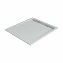 Duschmeister Duschwanne Mineralguss Weiss Mit Rinne 100x90 Vero 63