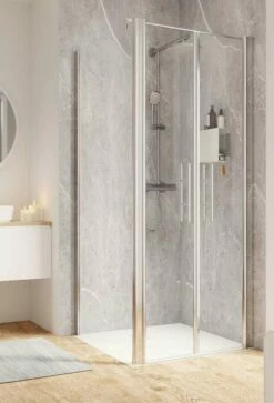 Schulte Garant 2.0 Pendeltür Mit Seitenwand 2-teilig