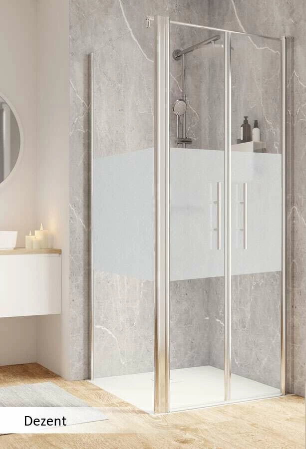 Schulte Garant 2.0 Pendeltür Mit Seitenwand 2-teilig – Bild 7