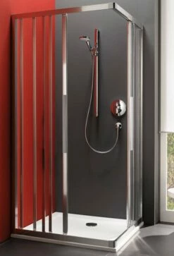 Koralle Duschkabine MyDay Schiebetür Als Eckeinstieg 3-teilig