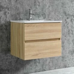 Duschmeister Badmöbelset 60 Cm Sano 523, Holz