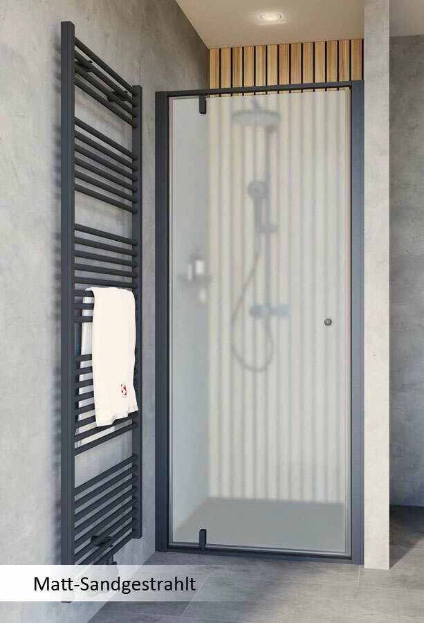 Schulte Trend 2.0 Drehtür In Nische Black Style – Bild 6