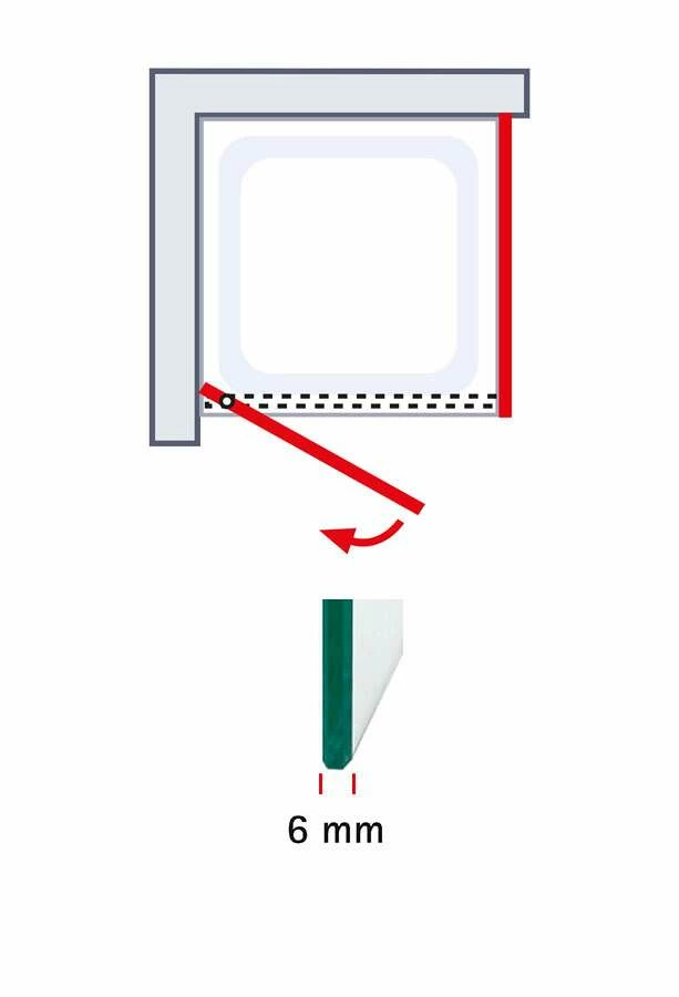 Schulte Trend 2.0 Drehtür In Nische Black Style – Bild 10