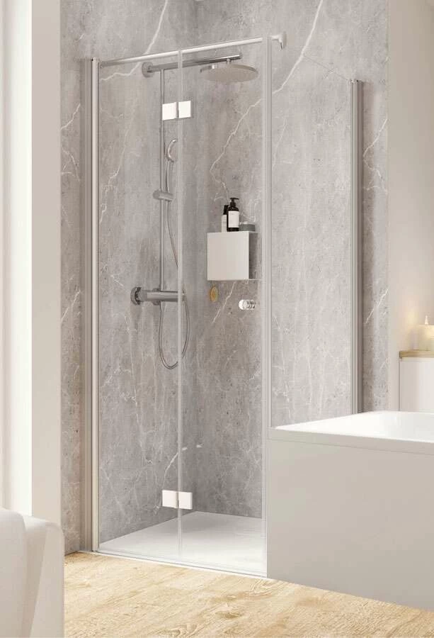 Schulte Garant 2.0 Drehfalttür Inklusive Verkürzter Seitenwand