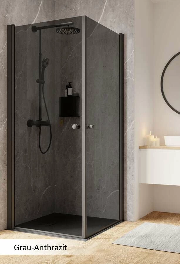 Schulte Garant 2.0 Eckeinstieg 2-teilig Black Style – Bild 2