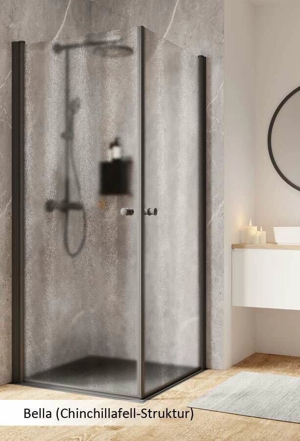 Schulte Garant 2.0 Eckeinstieg 2-teilig Black Style – Bild 3