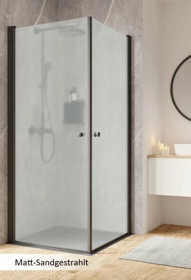 Schulte Garant 2.0 Eckeinstieg 2-teilig Black Style – Bild 5