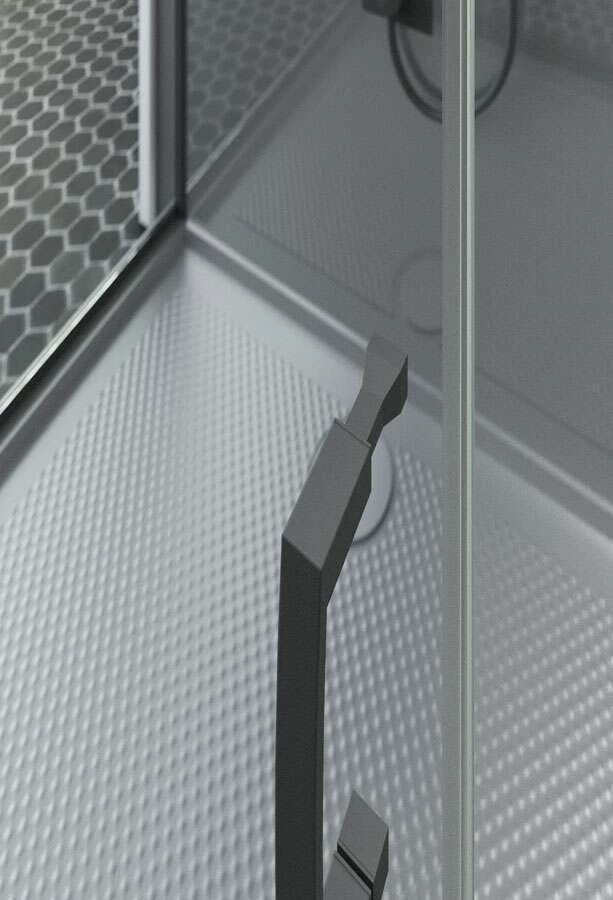 Schulte Komplettduschkabine Black Bali Mit Schiebetür 850 X 1150 Mm, Höhe 2150 Mm – Bild 9