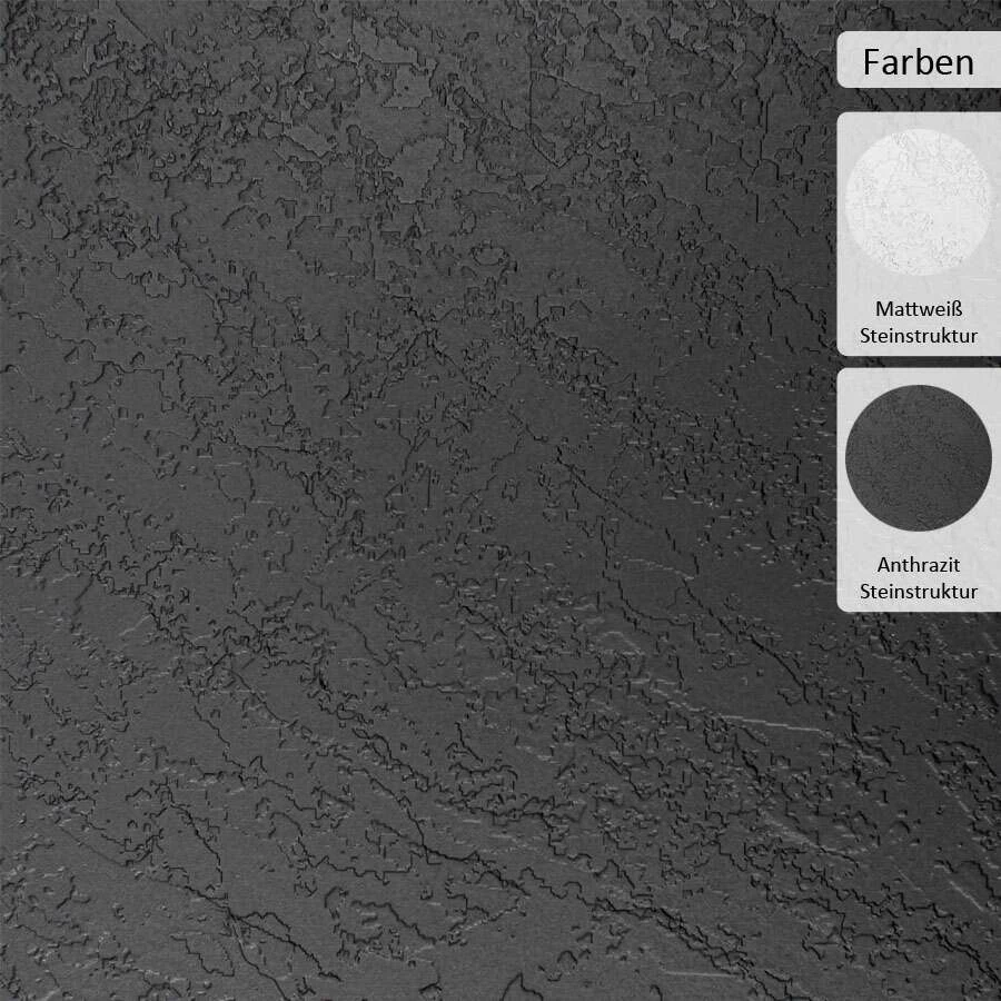 Schulte Duschwanne Mineralguss DWM-Tec Rechteck Mit Steinstruktur – Bild 11