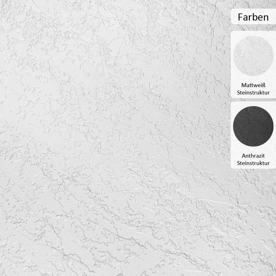 Schulte Duschwanne Mineralguss DWM-Tec Rechteck Mit Steinstruktur – Bild 7