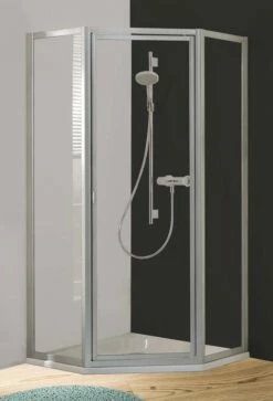 Breuer Fara Fünfeckdusche Mit Drehtür 3-teilig