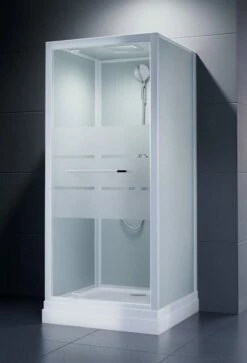 Dusar Komplettdusche Fertigdusche Waldoria 80x80x215 Komplett Duschkabine