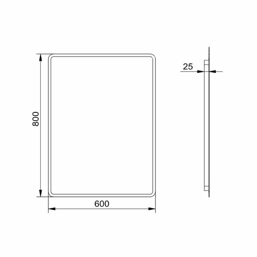 Duschmeister Leuchtspiegel Royalux TBM 80 X 60 Cm Black – Bild 7