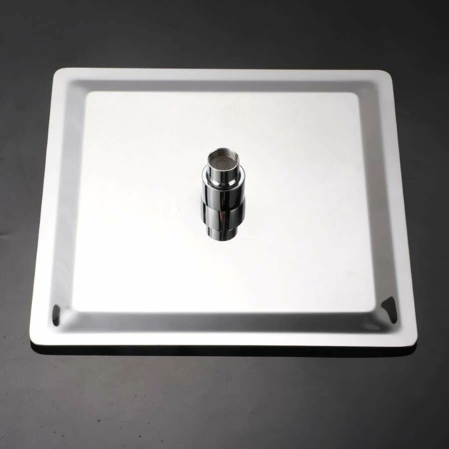 Duschmeister Kopfbrause Ultraflach Edelstahl Max F 118 Chrom 25 X 25 X 2 Eckig – Bild 2