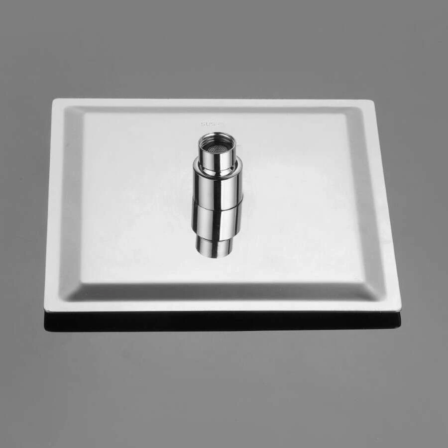 Duschmeister Kopfbrause Ultraflach Edelstahl Max F 119 Chrom 20 X 20 X 2 Eckig – Bild 2