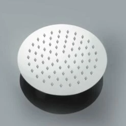 Duschmeister Kopfbrause Ultraflach Edelstahl Max F 121 Chrom 20 X 20 X 2 Rund