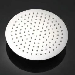 Duschmeister Kopfbrause Flach Edelstahl Max F 123 Chrom 25 X 25 X 6 Rund