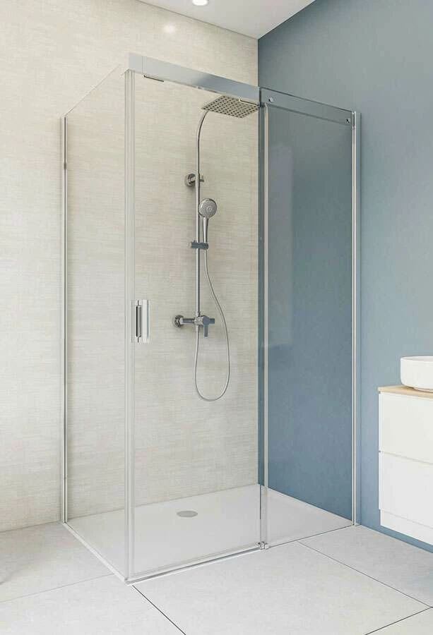 Breuer Duschrückwand Hochglanz-Dekor – Bild 3