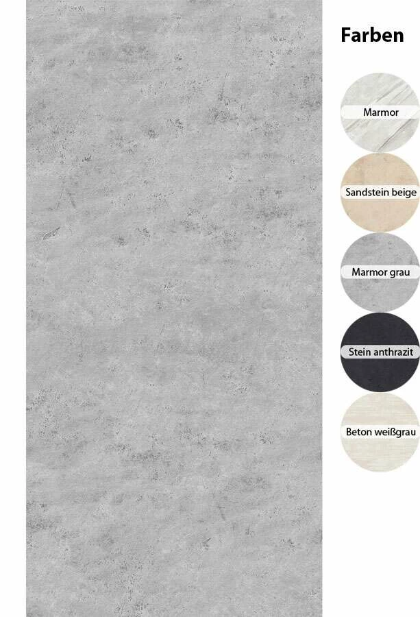 Breuer Duschrückwand Hochglanz-Dekor – Bild 7