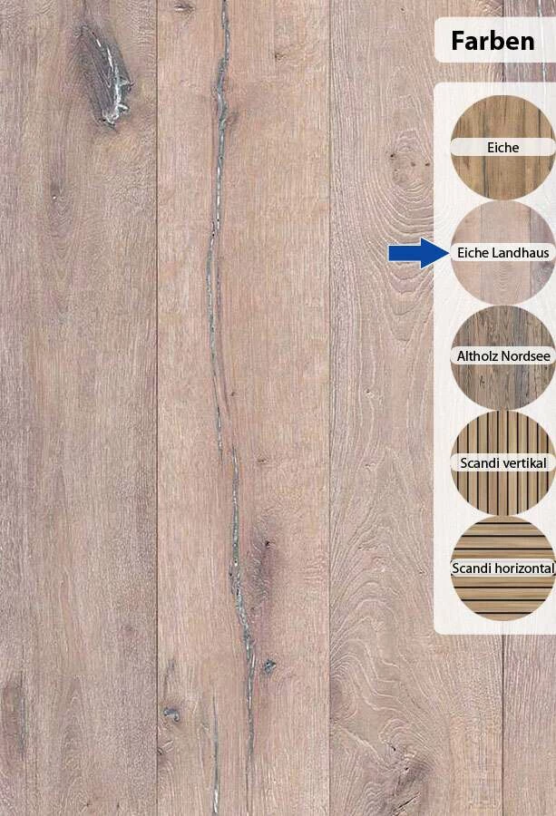 Breuer Duschrückwand Holz-Dekor-Dekor – Bild 7