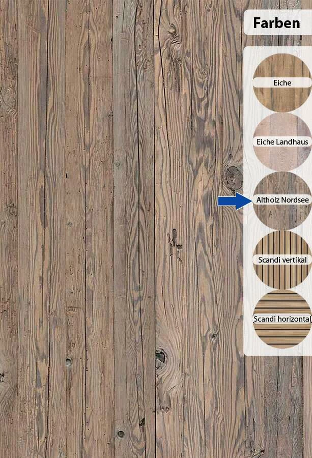 Breuer Duschrückwand Holz-Dekor-Dekor – Bild 8