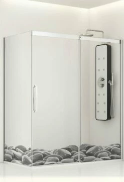 Duschkabine Gleittür Profiltek Vita 2-teilig